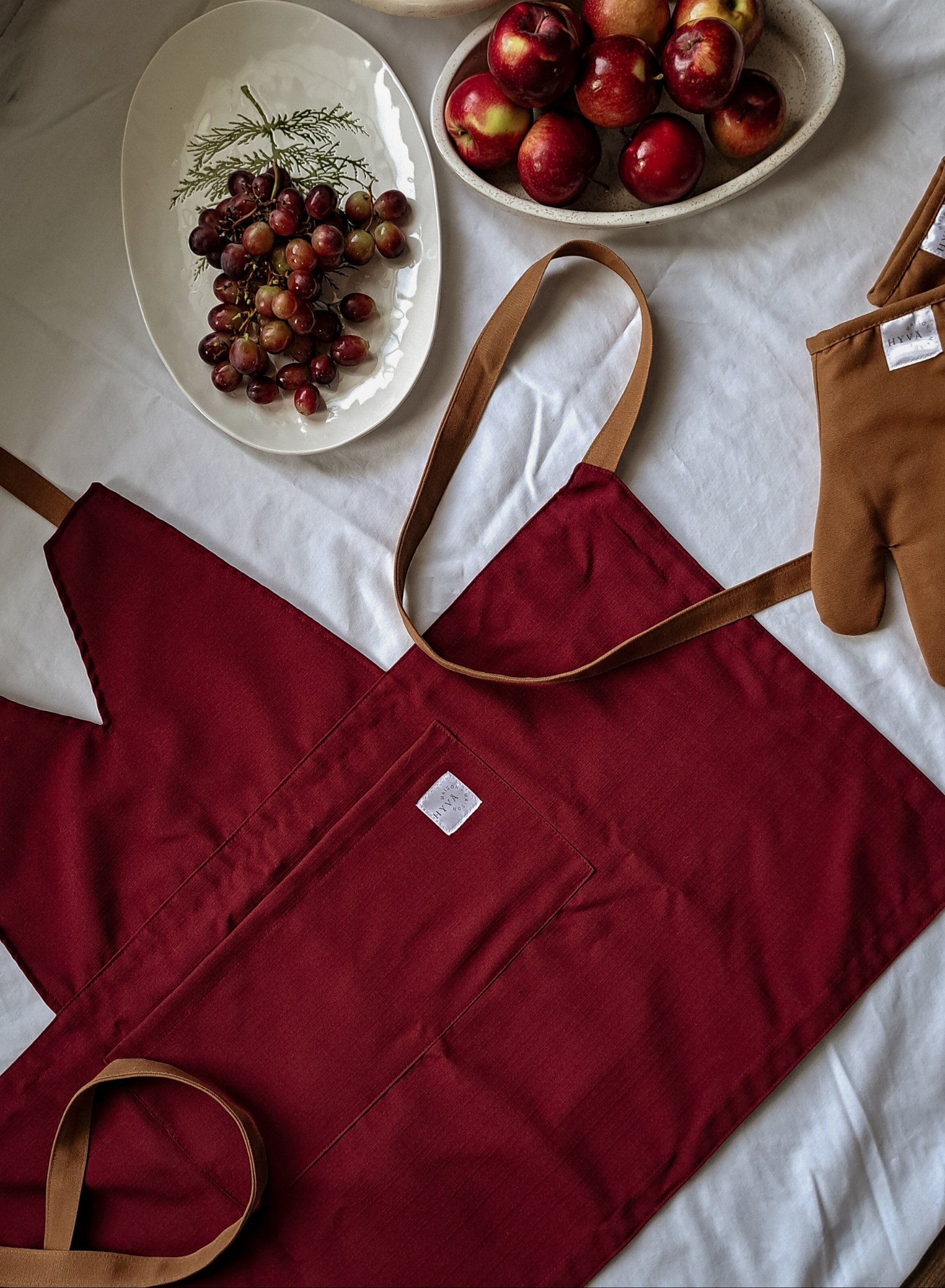 Tablier HYVÄ framboise