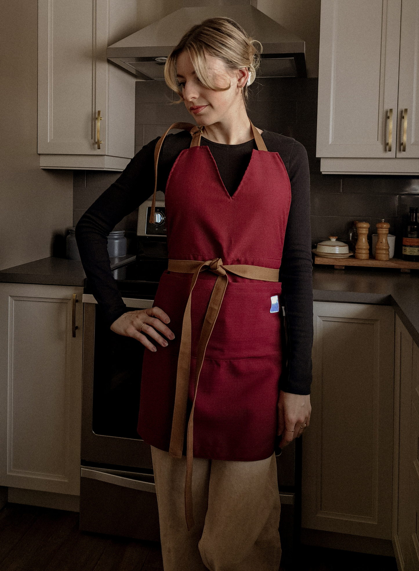 Tablier HYVÄ framboise